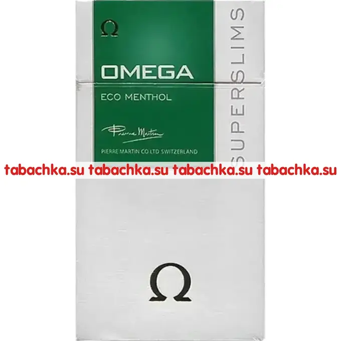 Сигареты Omega Superslims Eco Menthol Сигареты Omega Superslims Eco Menthol
